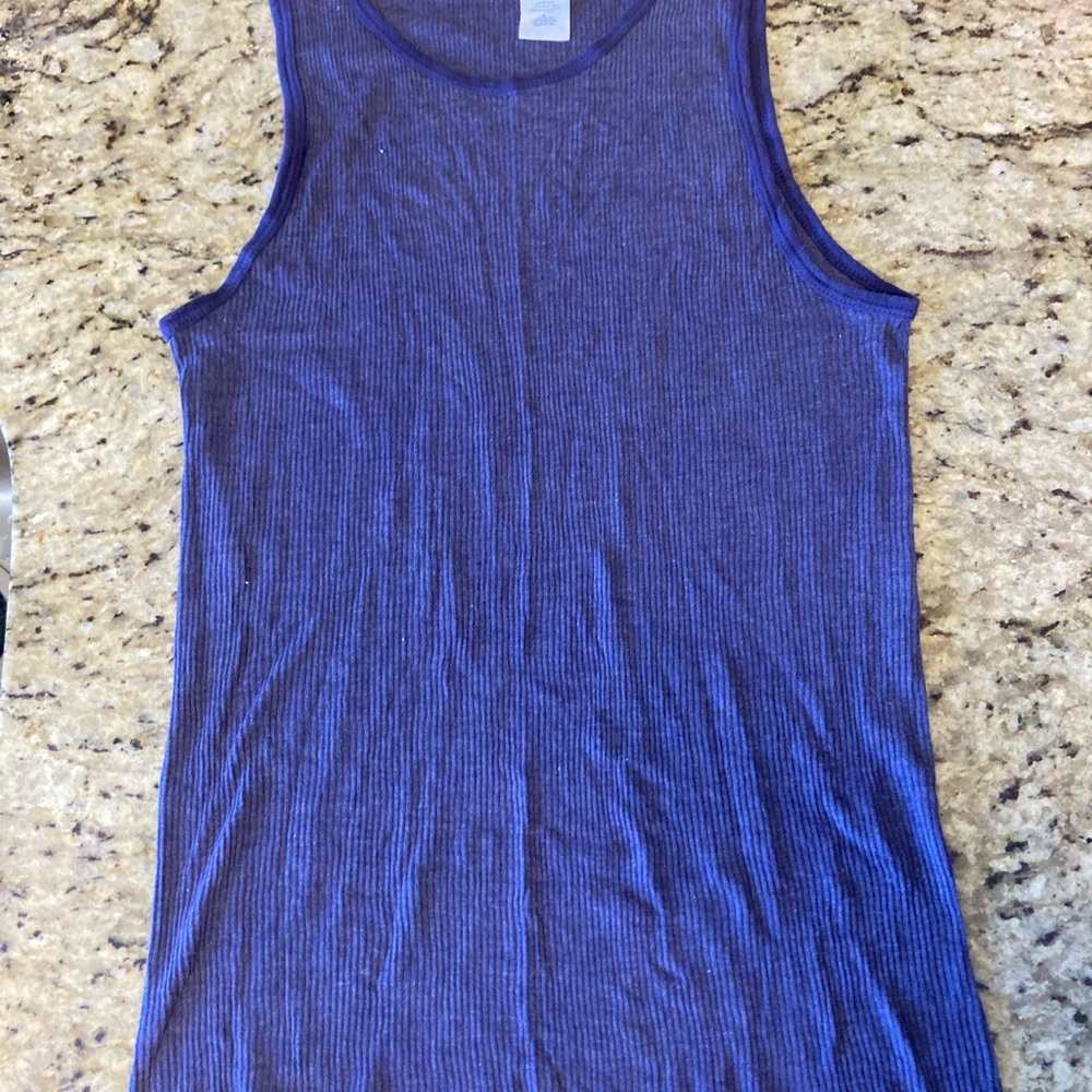 Purple BDG wife beater/ undershirt. Made in USA. size large.